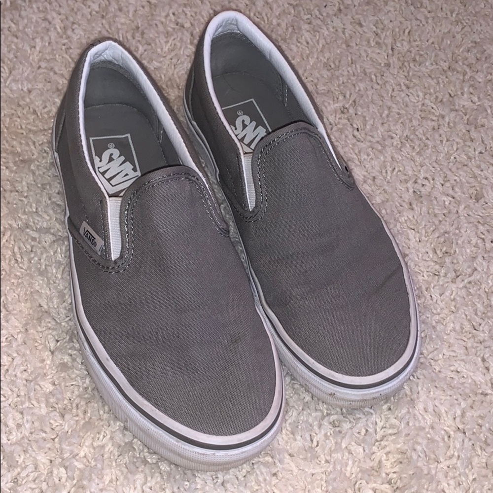 Gray Slip-On Vans